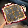 Mother's Day Silk Scarf Muse Festival Gift Simulation Silk Silk Scarf Premium Spring and Summer Square Scarf 71 Silk Decorative Small Scarf