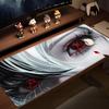 Genshin Lmpact Arlecchino Alfombrilla de Ratón para Juegos Caucho Antideslizante Gamer Equilibrio Alfombrilla para Ordenador Decoracion Deskmat Portátil Oficina Hybxaxc