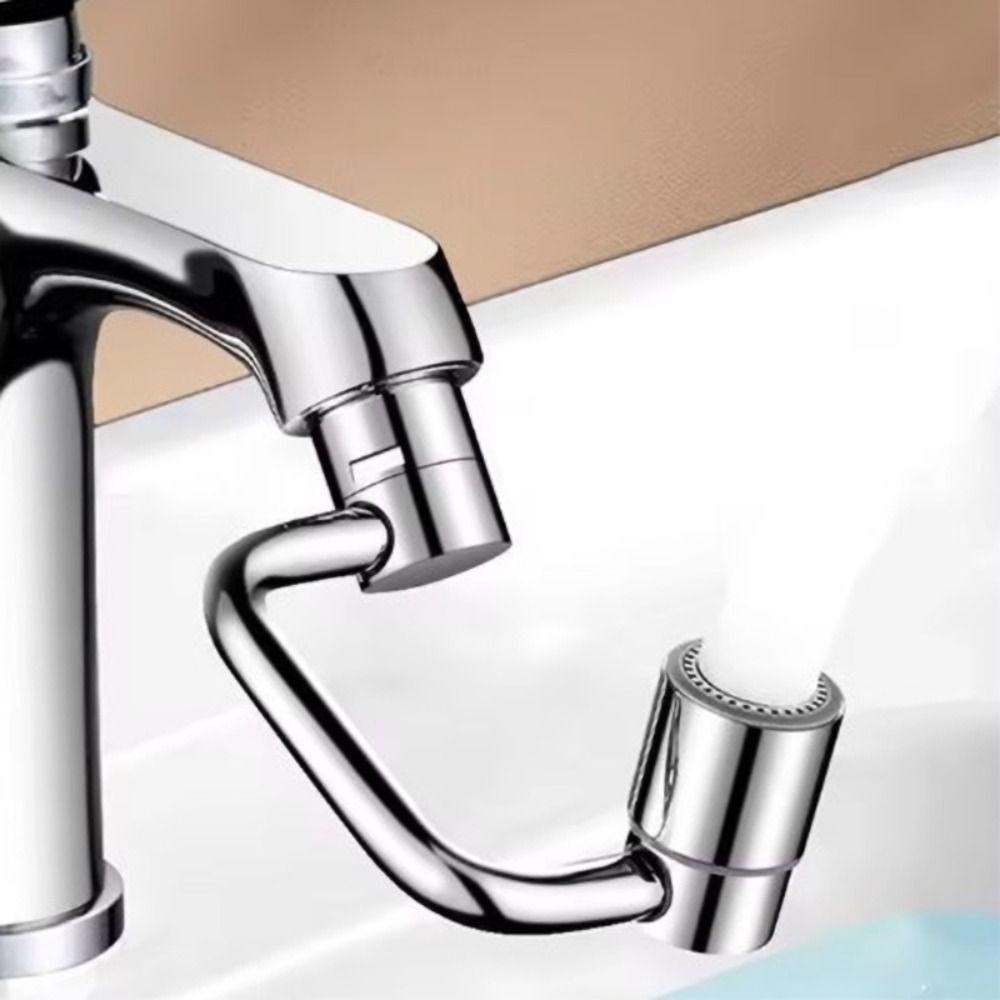 Zinc Zinc Alloy Faucet Extender Silver Faucet Nozzle Adapter Practical Faucet Sprayer Head  Bathroom