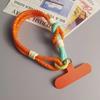 Cell Phone Detachable Rope Keychain Braided Mobile Phone Lanyard Strap Hanging Chain Ring Cord Wrist Strap