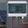 Solar Photovoltaic PV Combiner Box With Lightning Protection 1 In 1 Out DC 600V Fuse MCB SPD Waterproof Box IP65 Wholesale