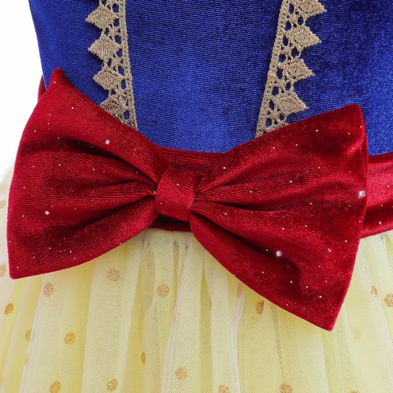 Little Girls Puff Sleeve Princess Lolita Tulle Party Kids Dress