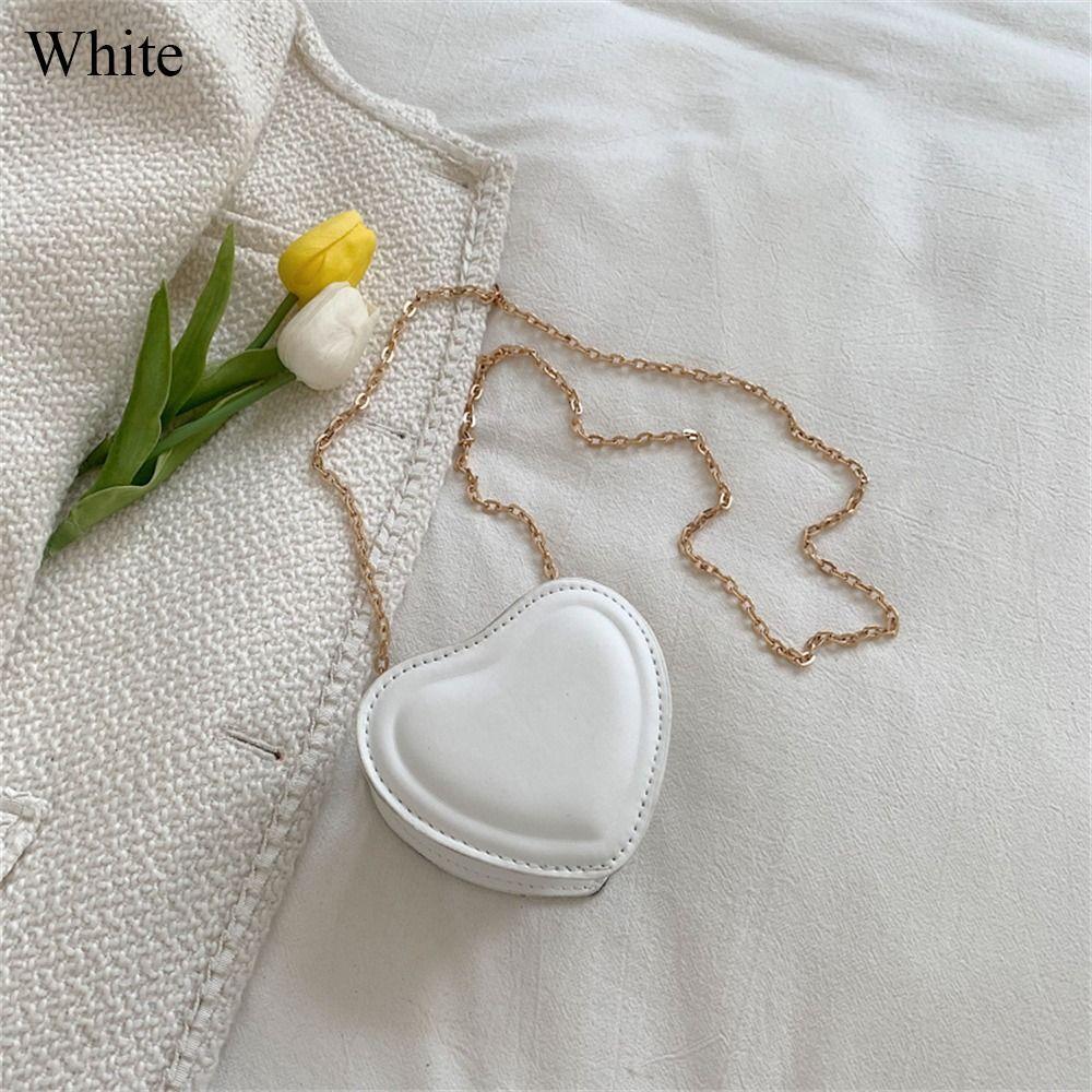 Mini Shoulder Bag Heart-shaped Small Bag Exquisite Handbags  Women Girls