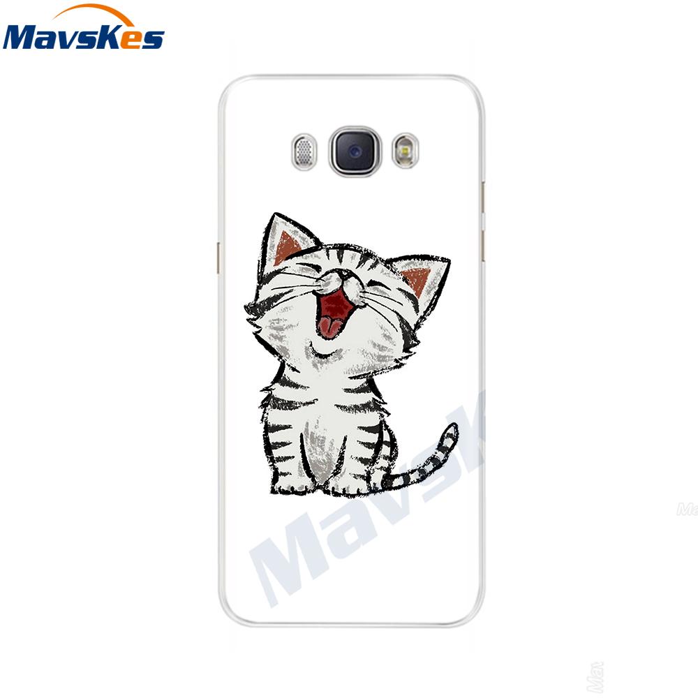 For Samsung J7 2016 Case Print Flower Soft Silicone Back Cover For Samsung J7 2016 TPU Phone Case For Samsung Galaxy J7 2016