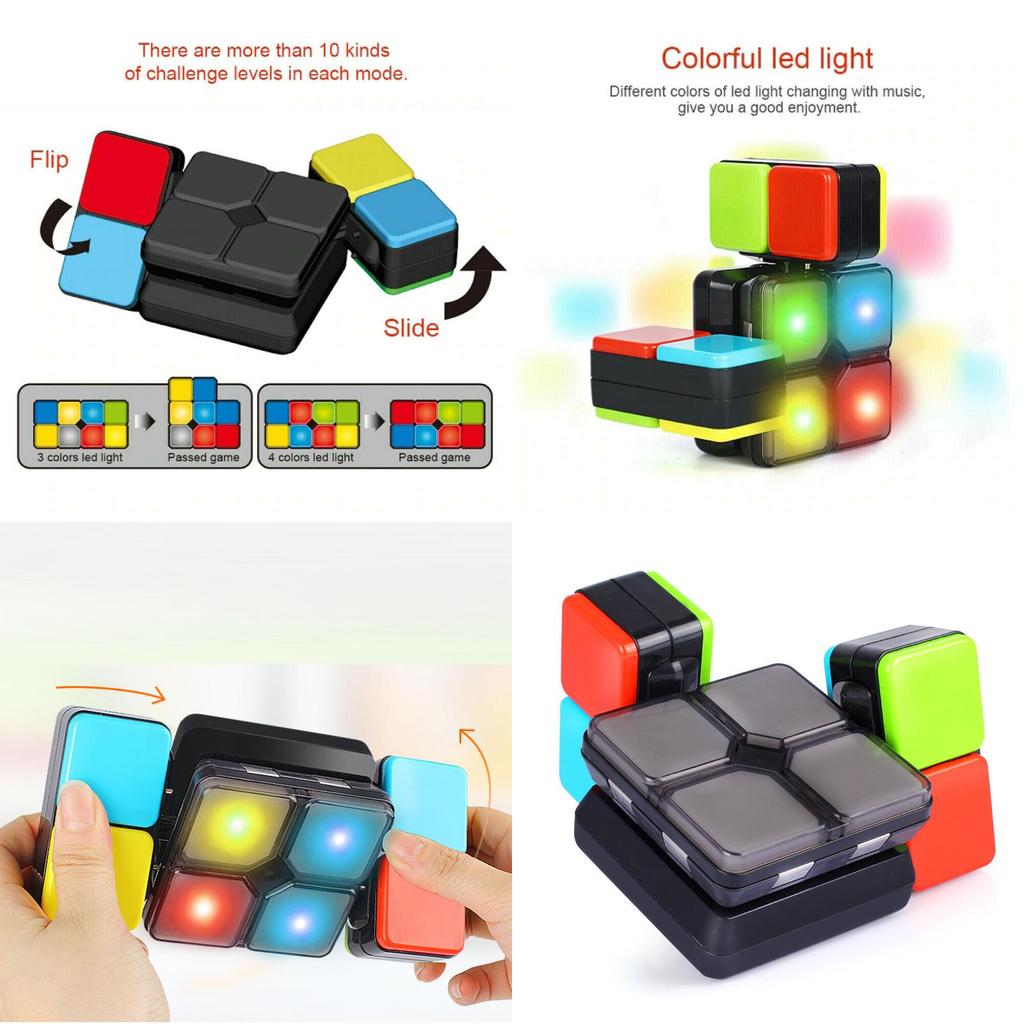 Colorful Musical Magic Cube Interactive Game Machine For Family Fun And Stress Relief