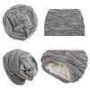 Moda de punto Otoño Invierno Crochet sólido cálido gorro holgado gorro holgado gorro de esquí regalo de Navidad mujeres hombres