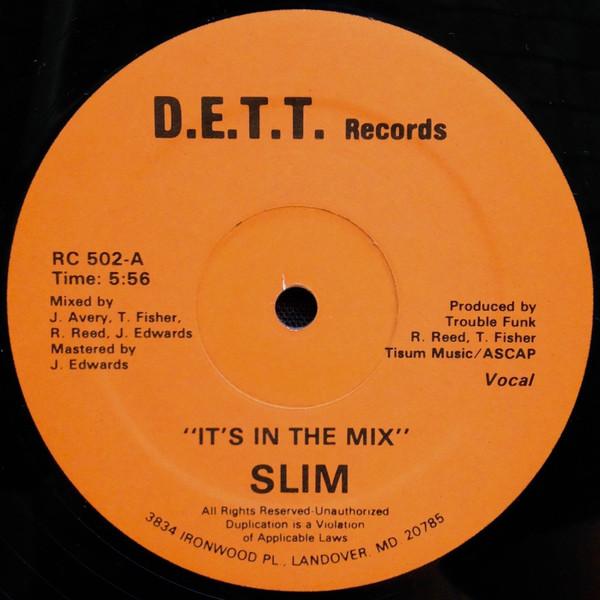 

12inch Record SLIM - It s In The Mix RC502 D.E.T.T. Record 1982 US Soul/Funk Used
