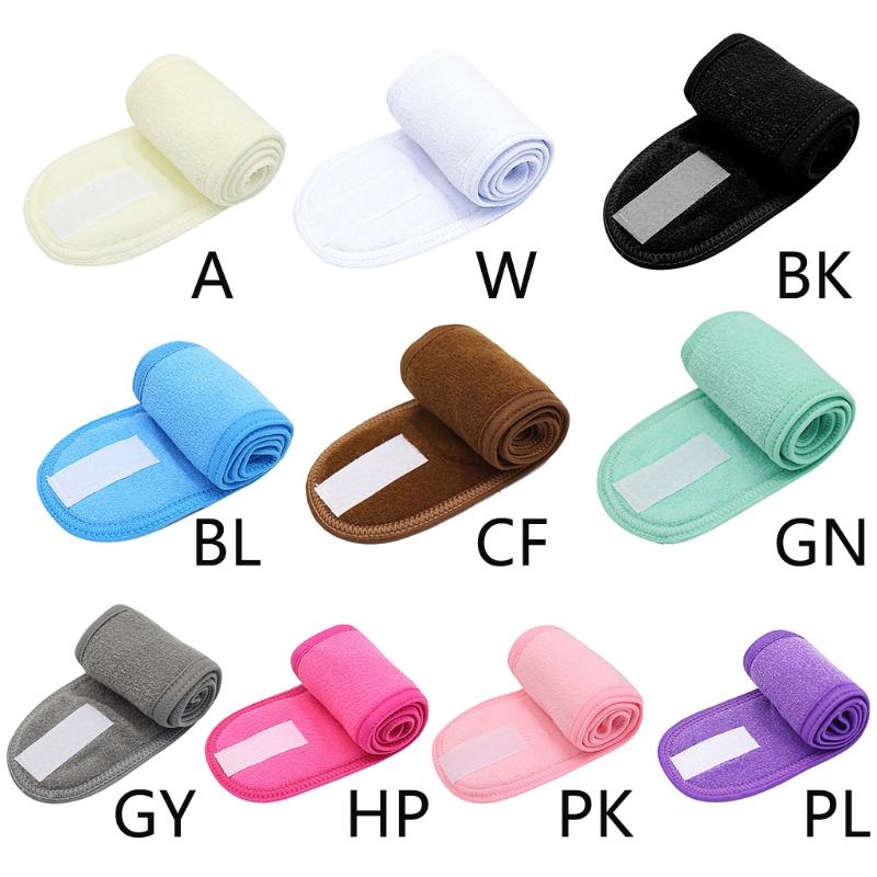 Womens Headband Adjustable Towel Elastic Stretchy Head Wrap Hair Accessories