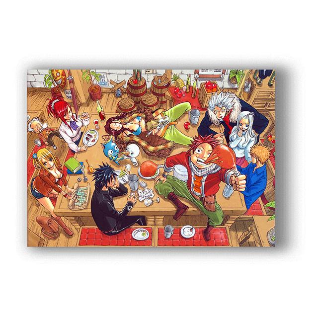 

Аниме фреска Fairy Tail холст печатная живопись настенные панно домашний декор плакаты и принты искусство для украшения гостиной 21cm×30cm NoFrame