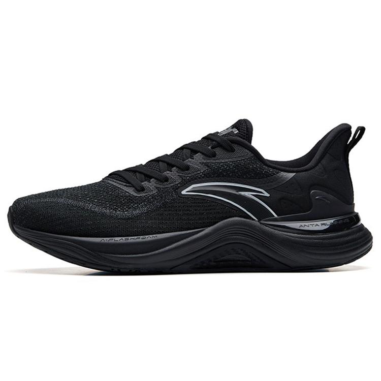 

Anta 2.5 Breathable Low top Running Shoes Men s Black Gray 112235582-6 40.5