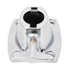 Zinc Alloy Drum Kit Holder Base Plate Cymbal Holder Clamp Percussion Instrument PartsSilver