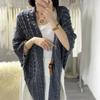 Chunky Cable Knit Button-Up Shawl Cardigan - 2024 Spring Women's Trendy Versatile Loose Knit