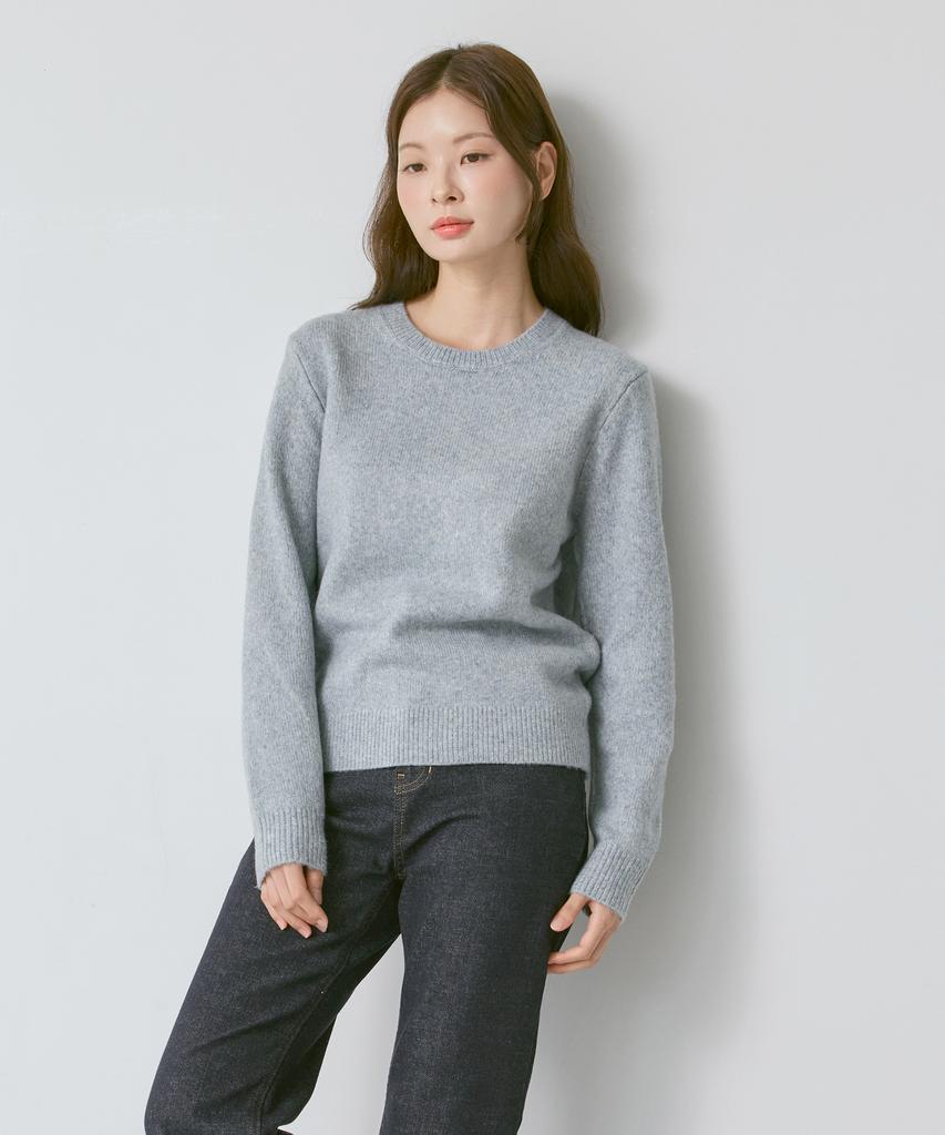 210EDIT Unisex Multicolor Round Knit [Melan Blue]_Zf4Sw082