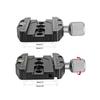 QR-70N 70mm Quick Release Clamp with 1/4 & 3/8 Thread & Bubble Levels Arca-style