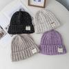 New Women Slouchy Loose Winter Hats Decoration Beanie Hats For Women Warm Beanie Streetwear Cap Hats Outdoor Winter Knitted Hat