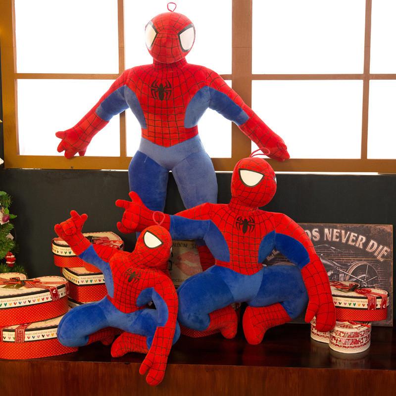 New Spiderman Plush Toy Adorable Cartoon Style Cuddly Doll For Kids And Collectors**