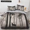 Cartoon Animal King Queen Duvet Cover Elephant Red Car Bedding Set for Kids Lion Monkey Wildlife 2/3pcs Polyester Quilt Cover