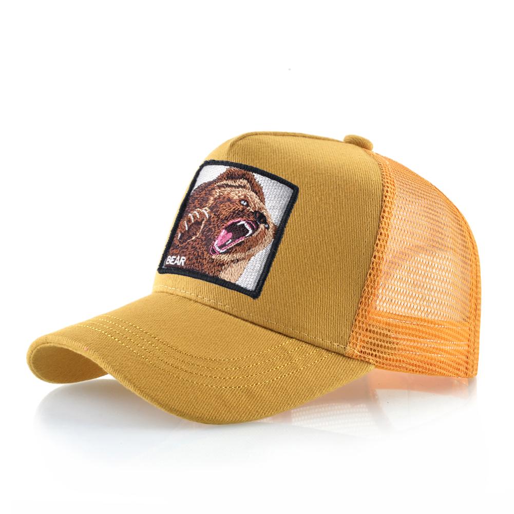 Baseball Caps Men Snapback Hip Hop Hats With Eagle Patch Streetwear Trucker Caps Women Spring Summer Breathable Mesh Visor Bones