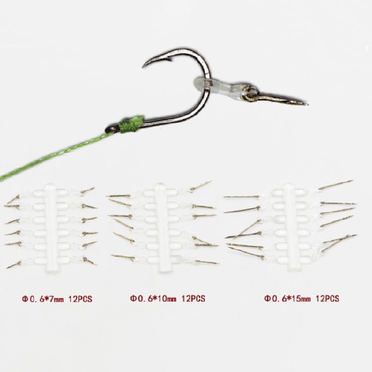 12Pcs Carp Baits Stinging Boilies Pin Replacement with Silicones Corn Ronnies Hair Rig