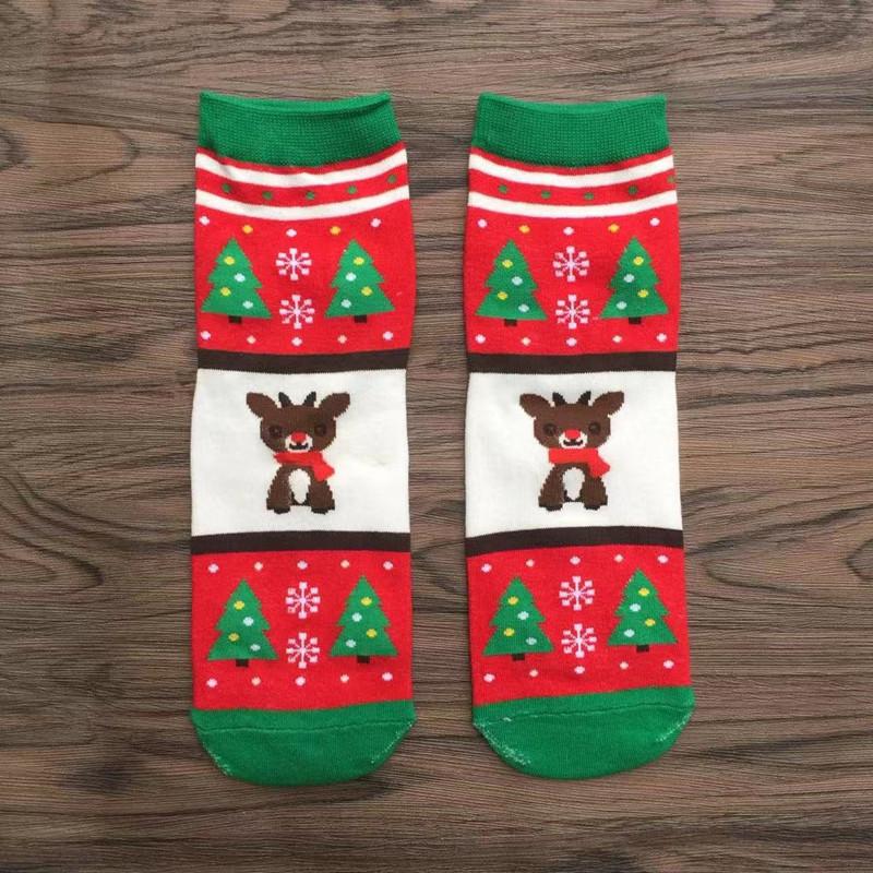 Winter Autumn Women Cotton Cartoon Pattern Socks Female Girl Cute Warm Funny Socks Christmas Gifts