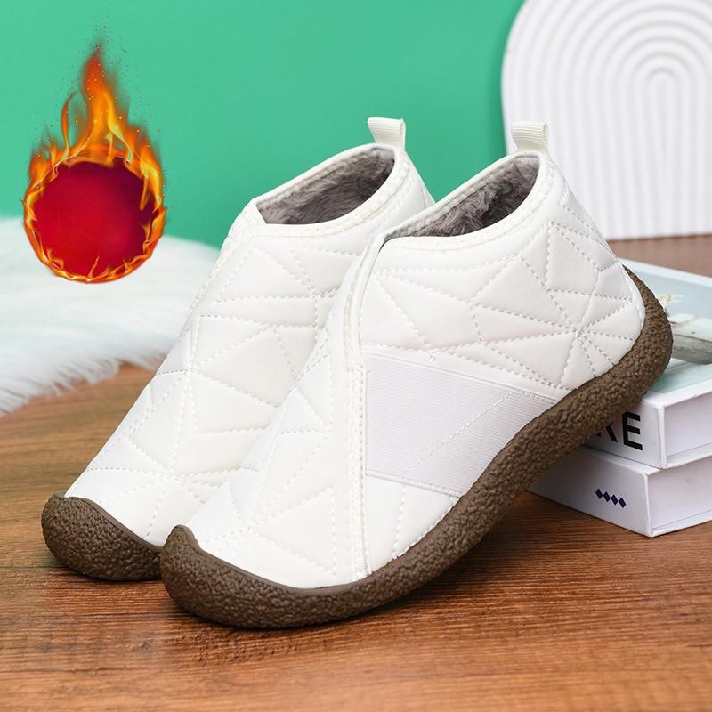 Fashion Women's Cotton Shoes Winter New Plush Warm Women Snow Boots Waterproof Anti Slip Comfort Casual Women Cotton Boots