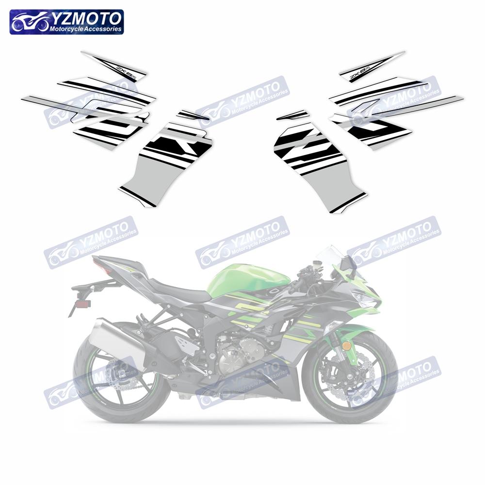 For ZX-6R ZX6R ZX 6R 636 2019 2020 2021 2022 2023 Motorcycle Full Fairing Sticker Reflective Decal Decorative Stickers Kit