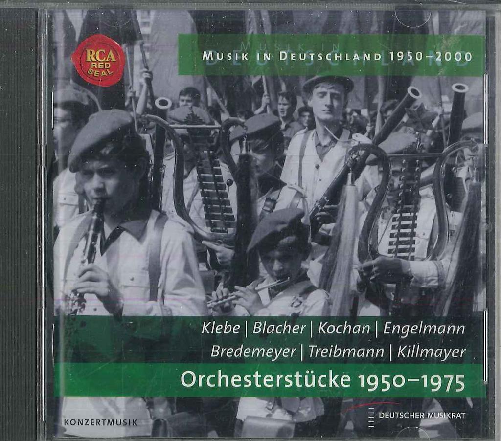 CD KLEBE, BLACHER, KOCHAN, ENGELMANN,  - Orchesterstücke 1950-1975 74321736102 RCA RED SEAL 2007 Germany Classical Used