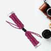 Stretchable Nylon Braided Rope Watch Strap Slide Beads Replacement Wrist Band for Fitbit Charge 6/5