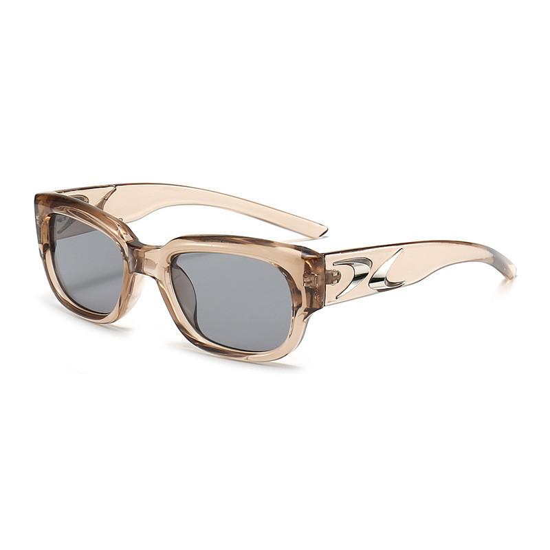 Stylish Gm 2024 Sunglasses High-end Small Frame Shades Men Women Uv400 Gray Lens Black Frame StyleF