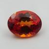 Natural Orange Sapphire Brilliant Oval Cut 5.45 Ct Loose Gemstone