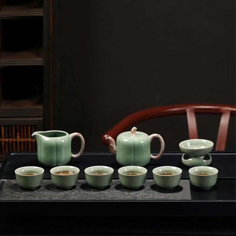 Auspicious Longquan Celadon Tea Set