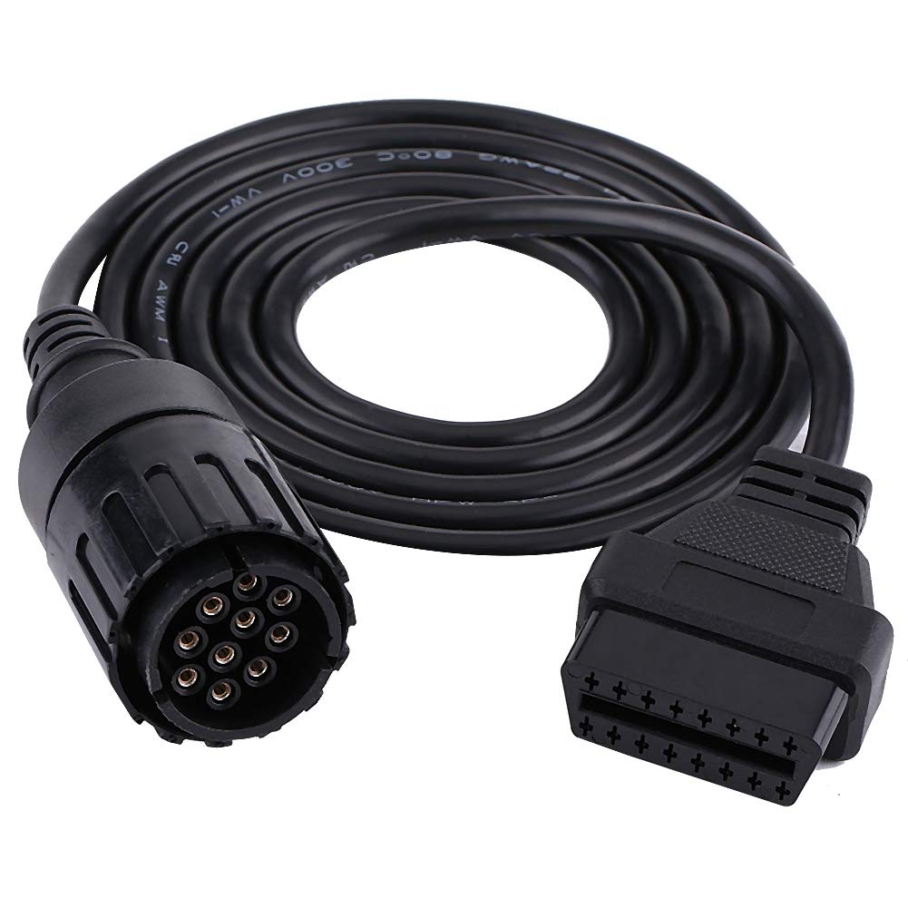 Akozon ICOM-D Motorcycle Motorcycle 10 Pin To 16 Pin OBD2 Adapter Connector Diagnostic Cable