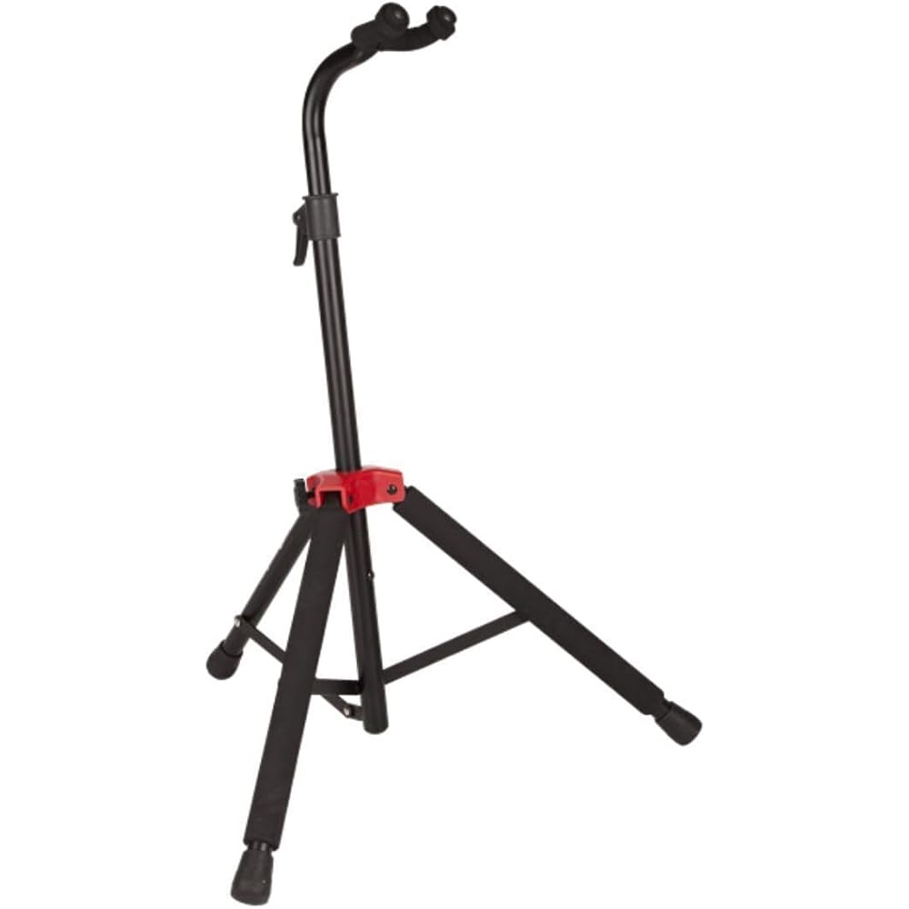 Fender Deluxe Hanging Guitar Stand Black Adjustable Height Stable Design Guitar Accessory