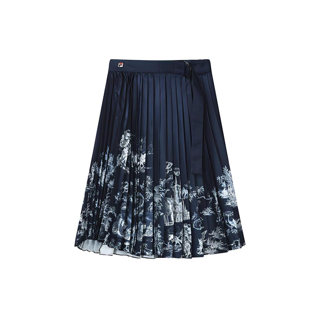 New FILA Casual Long Skirts Women's All Over Print F11W238307F-ZA