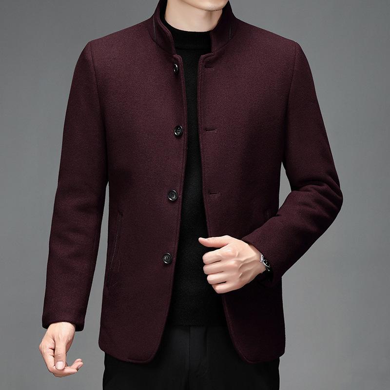 Men's Autumn/Winter Wool Coat 2025: Business Casual Jacket for All Ages