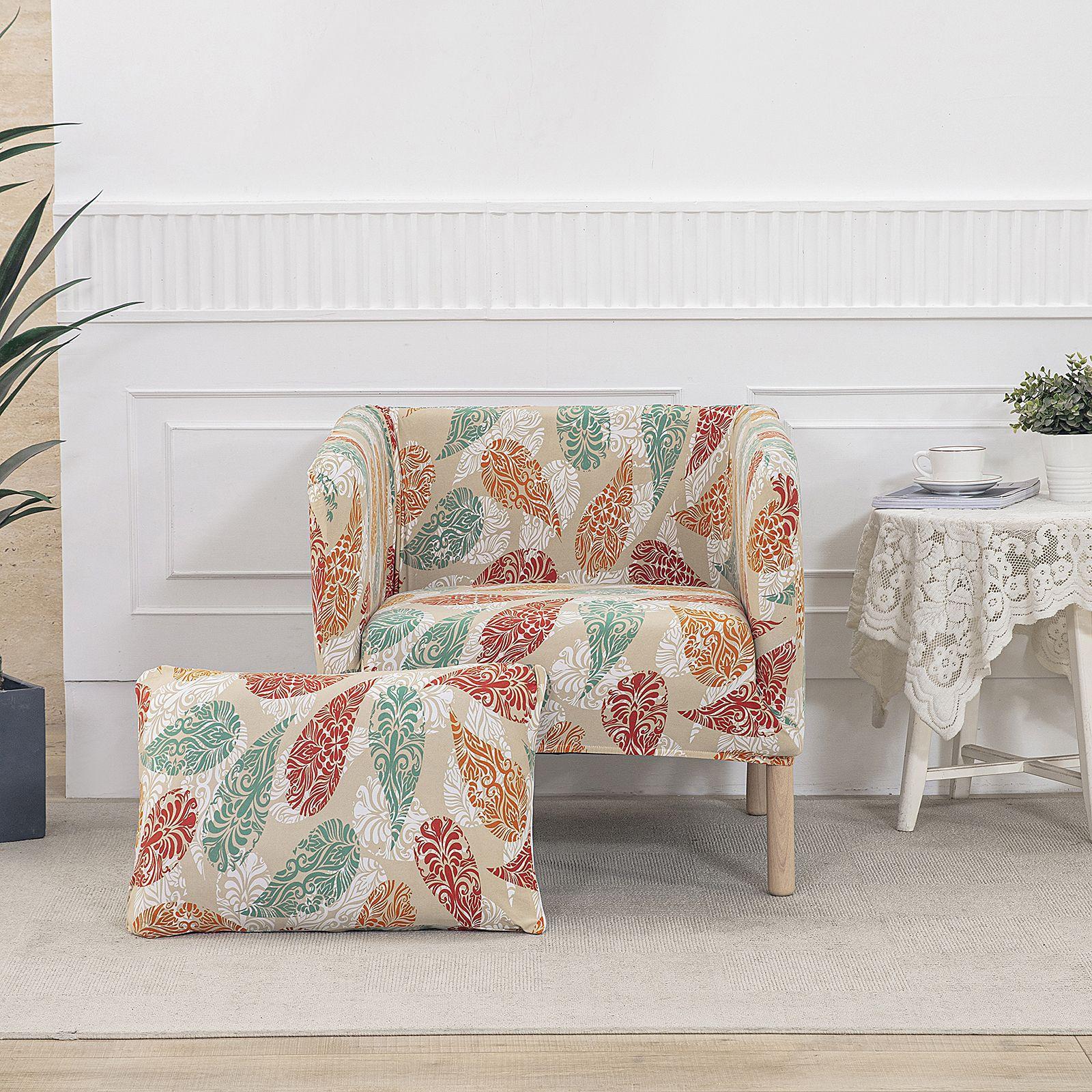 Простой чехол для одинарного дивана Ekero, чехол для кресла, чехол для подушки, чехол для дивана в скандинавском стиле Single seat