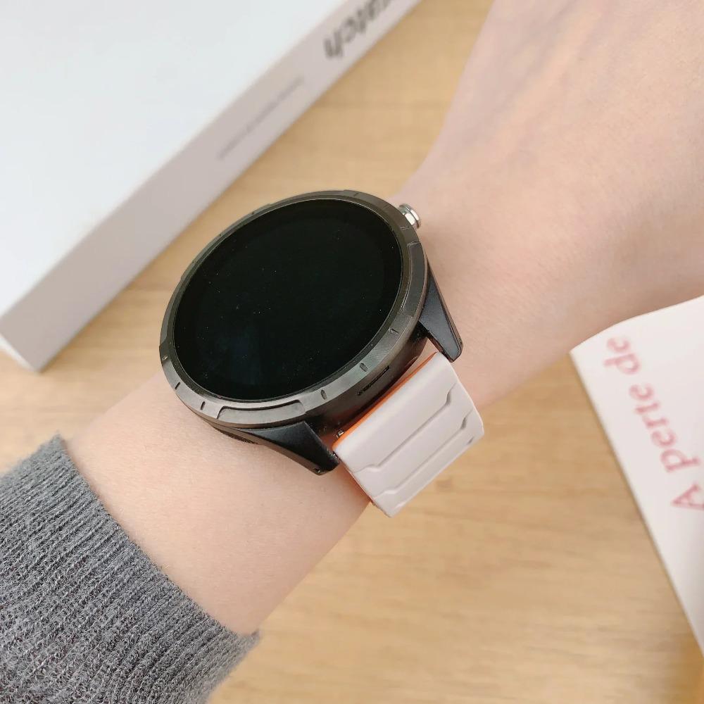 20mm 22mm 18mm Silicone Magnetic Loop Strap for Samsung Galaxy Watch 7/6/5 Active 2 Amazfit Bracelet HUAWEI Watch GT 2e 3 Band