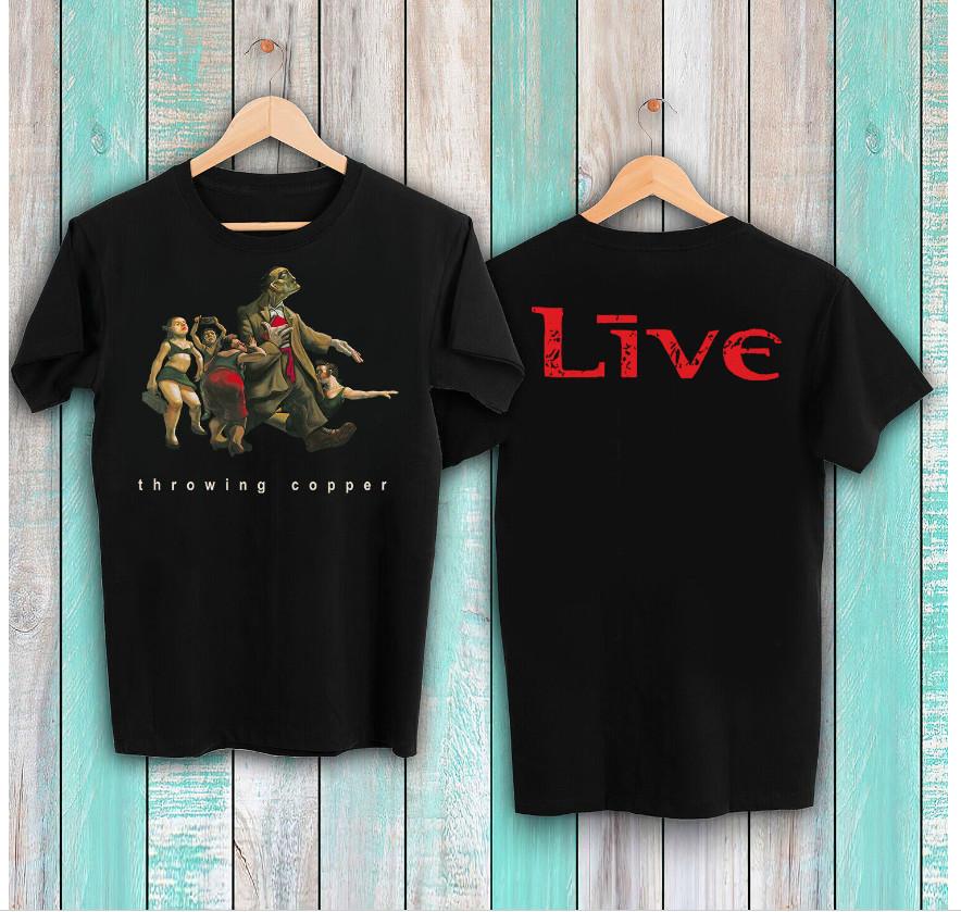 

Vintage Live 1994 Throwing Copper Black Concert T-Shirt Unisex T-Shirt M