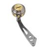 Fishing Reel Handle Metal Power Handle Knob Grip Replacement with Assembly Parts for Baitcasting Drum ReelGold Gray