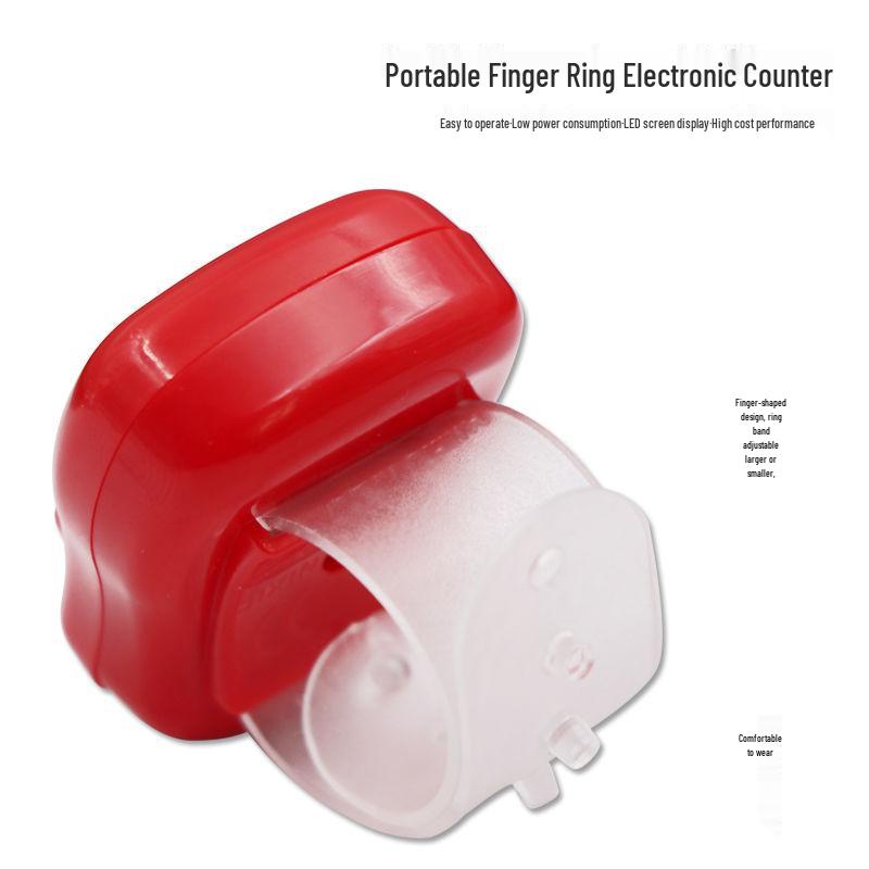 Portable Electronic Finger Ring Counter with Display