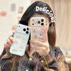 Large Window Carousel Cat & Rabbit Phone Case for iPhone 15/14, Compatible with Apple Phone 17/16/15 Pro Max