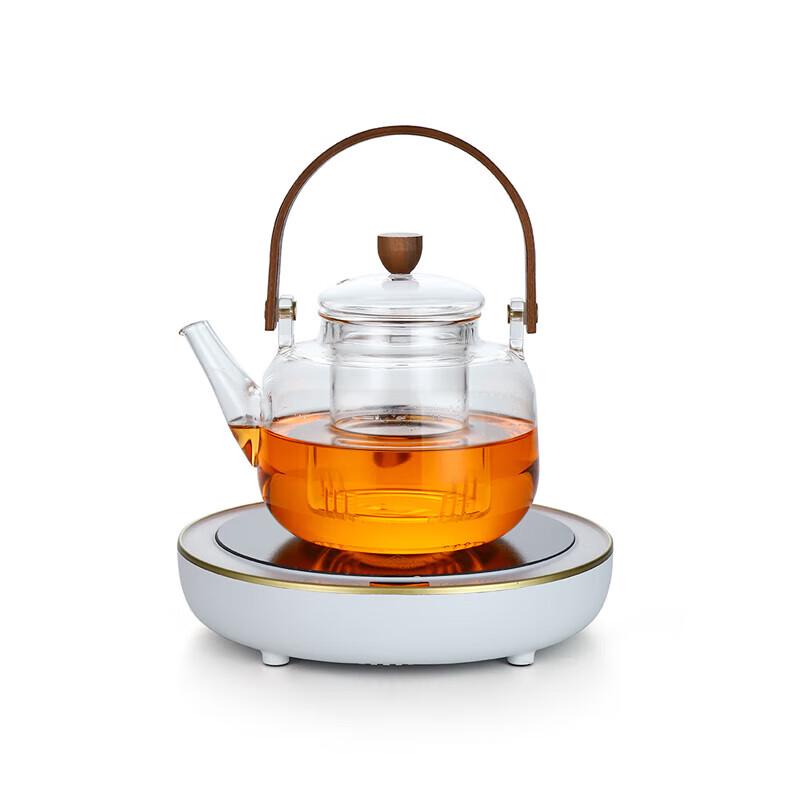 Gomee Electric Ceramic Tea Stove with Glass Teapot Set