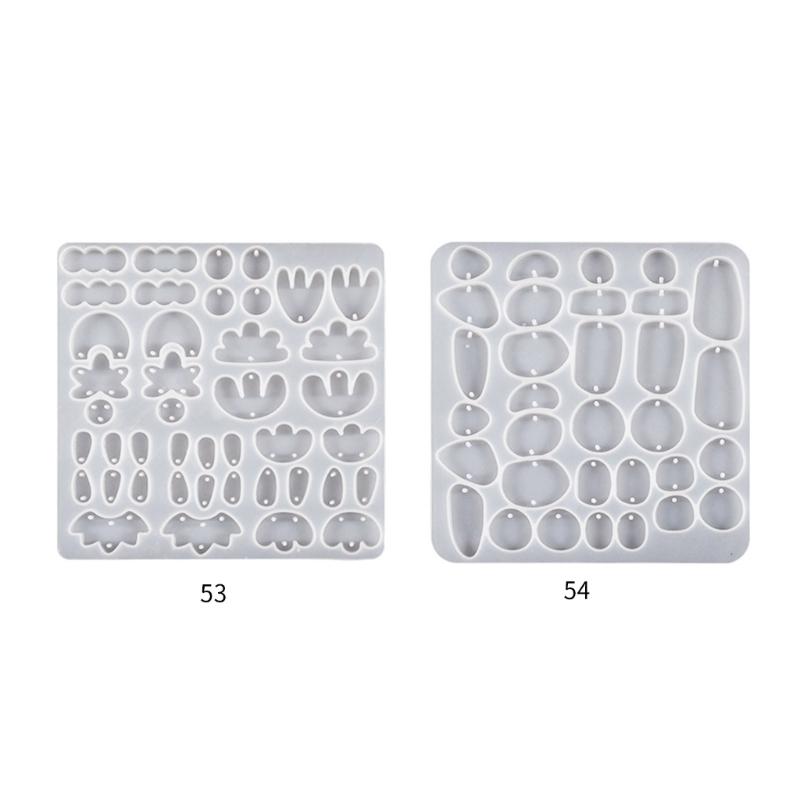 DIY Ohrring Silikonform Unregelmäßige Hängeform Werkzeug Handgefertigte Halskette Schmuck Anhänger Form DIY Resin Gussform