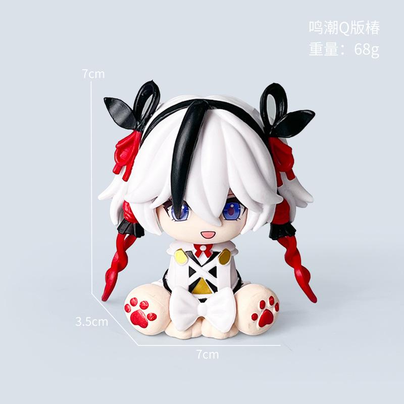 Wuthering Waves Q-Version Camellya Aemeath Sunaookami Shiroko Furina The Shorekeeper Game Anime Figure Toy Gift