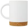 Glass "Neiva" 425 Ml Ceramic Mug with Cork Base White