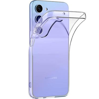 Ultra tenký tenký priehľadný kryštálový silikónový mäkký kryt na telefón pre Samsung Galaxy S24 S24+ S24 Ultra A05 A05S A15 4G A25 A35 A55 5G M14 M34