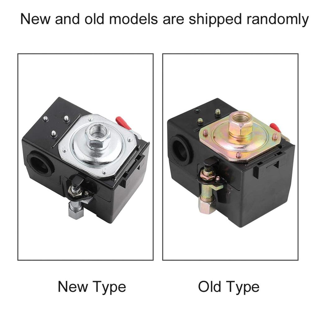Air Compressor Pressure Switch, 135-175Psi Single Port Pressure Switch Air Compressor Pressure Switch Air Pressure Control Switch Up To 175Psi
