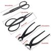 Bonsai pruning scissors set 6 pieces includes storage bag root trimming cutting tools multifunctional garden fruit orchard pliers kit tree tools.