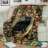 1pc Medieval cats and deer blanket, al season lightweigh Poster blanket home office outdoor nap multifunc Poster blanketional blanket