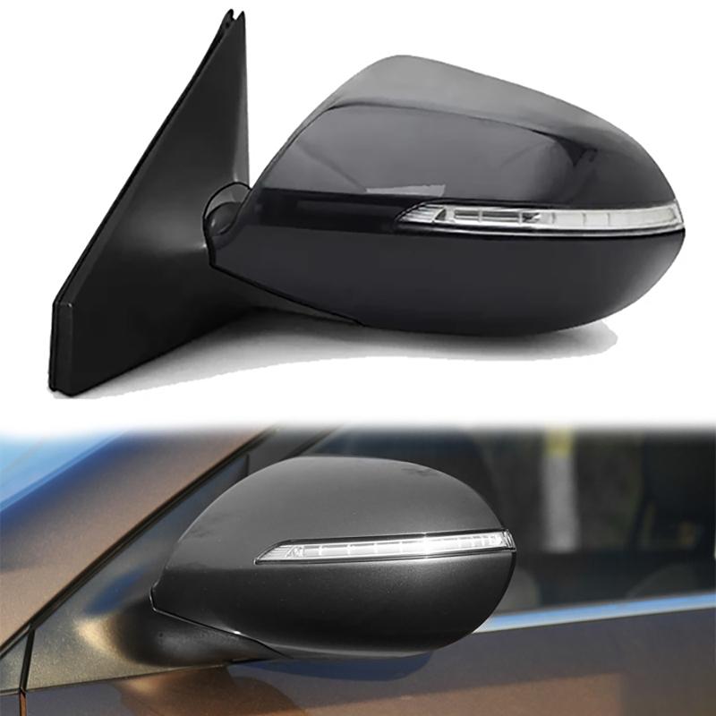 5/7/9 Pin Car Left Right Side Rearview Mirror Assembly with Turn Signal Light for Kia Sportage R 2011-2016